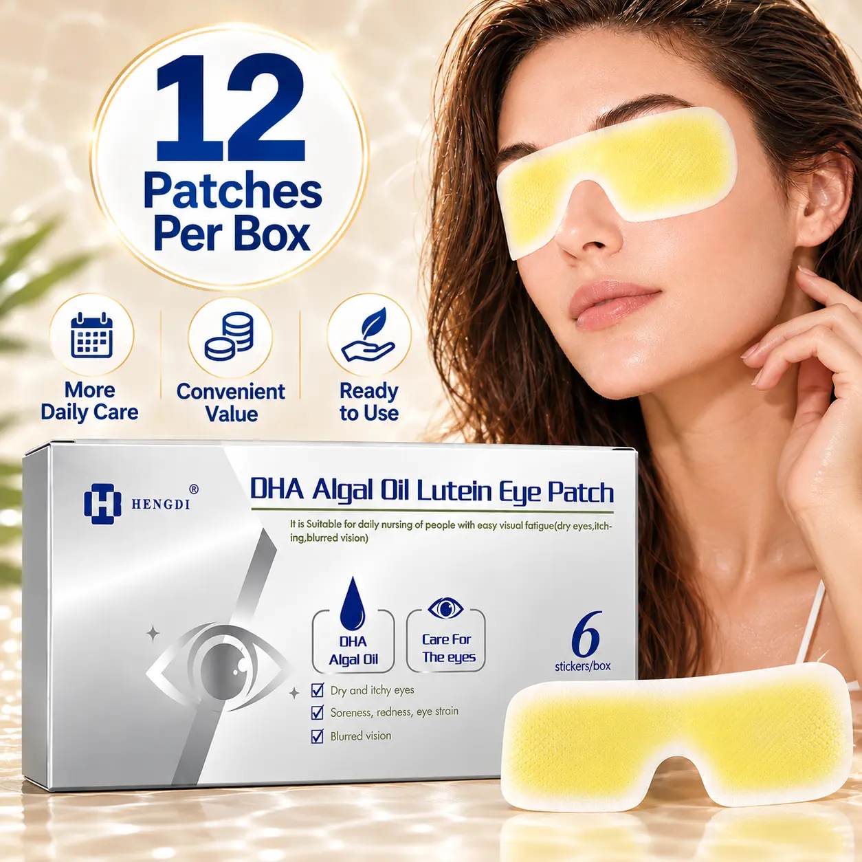 Melipona Honey Ice Cooling Eye Patches for Puffy Eyes & Dark Circles | 10PK Cold Compress Under Eye Mask | Clean Beauty