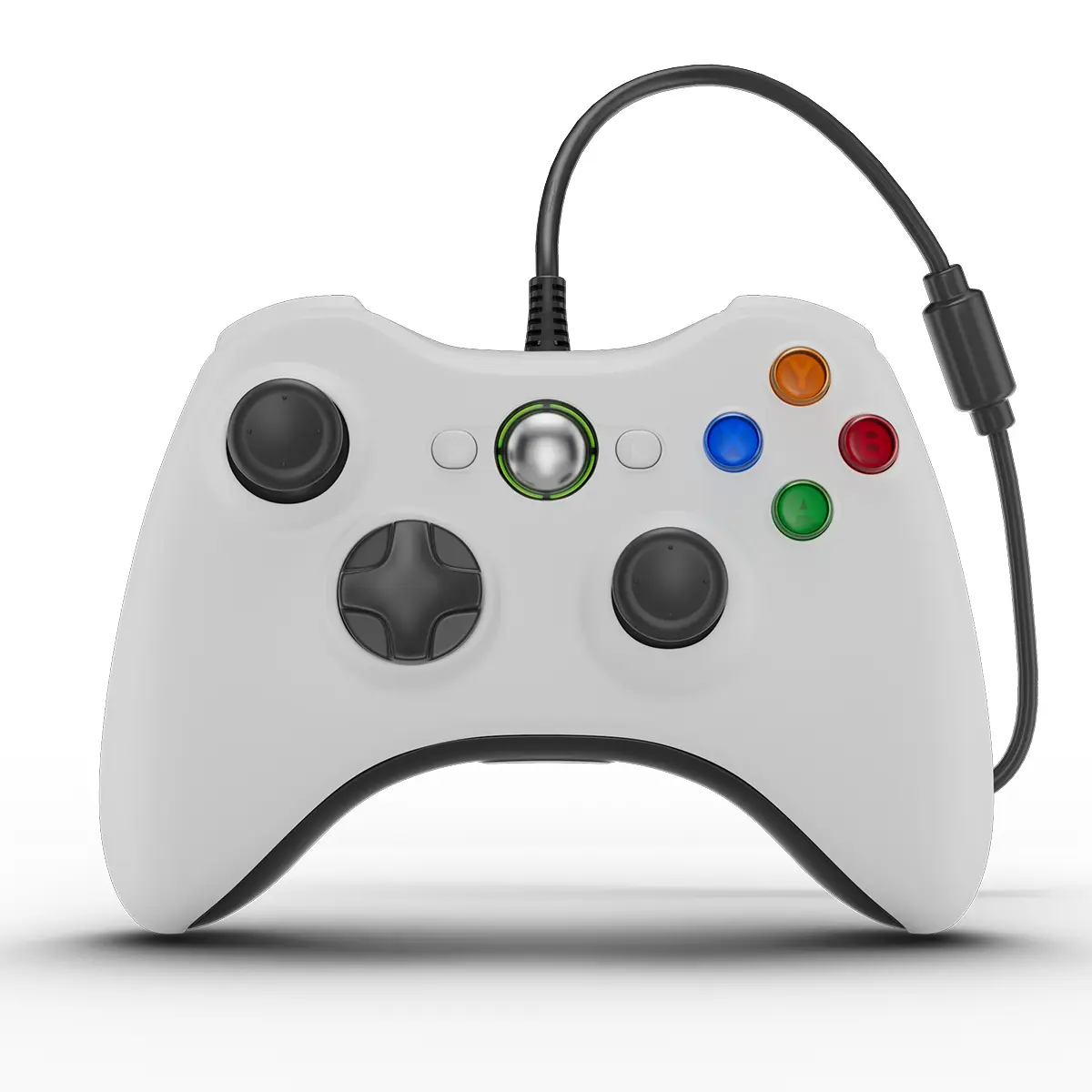 Wired Gaming Controller for Xbox 360/PC Windows, 5.9ft USB Cord, Enhanced Chip, Universal Joystick, Dual Vibes, Glass Keys with Short Trigger Travel, Gaming Accessories, Console