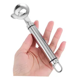 Stainless Steel Kitchen Peeler Set | Multi-Purpose Cactus Design | Noodle Cutter, Scoop & Non-Slip Grip | Durable & Versatile for Vegetables/Fruits