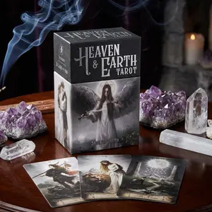 Heaven & Earth Tarot - 78 Tarot Card Deck & Guidebook, Psychic Reading Spiritual Tool - Divine Insight, Symbolism & Intuitive Guidance