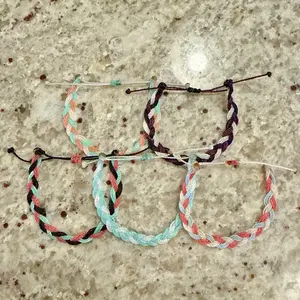 Braided Wax Cord Bracelets