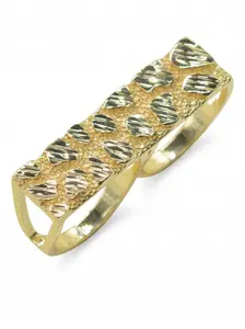 14k Zebra Pattern Open Ring, Unisex Elegant Jewelry, All Seasons, Perfect for Daily Wear, Valentine's Day, Parties, Elegant Everyday Ring