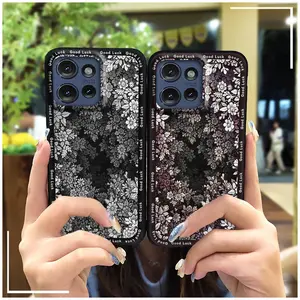 Cell Phone Sleeve Cover Phone Case For MOTO G 5G 2025 Dirt-resistant TPU Cartoon Full wrap Mobile Case Silicone Anti-knock Phone Protector Phone Pouch Fashion Design Back Cover