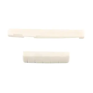 OLETONE Natural Cattle Bone Guitar Nut Saddle 6 String for Acoustic Guitar