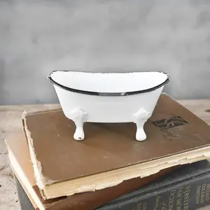 White Bathtub Soap Dish