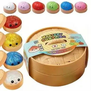 Mystery Squishy Bao Bun Sensory Fidget Toy, Anxiety Fidgets, Portable
