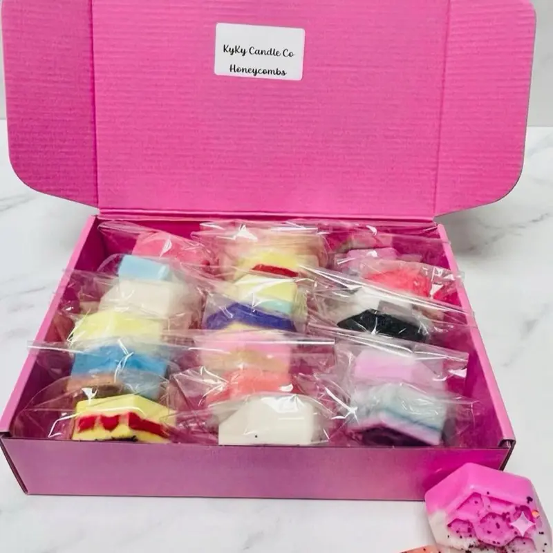 Honeycomb wax melt box Candle Decor