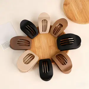 Premium Solid Color Hair Clip 8-piece Set - Comfortable All-Day Wear Anti-Slip Design Multipurpose Use Ideal for Yoga & Makeup Fashion Colors Perfect Gift Beaded Clip In Claw Hair Clip Set