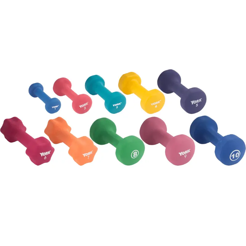 York Neoprene Fitbell (Multi-Color) York Neoprene Fitbell (Multi-Color)