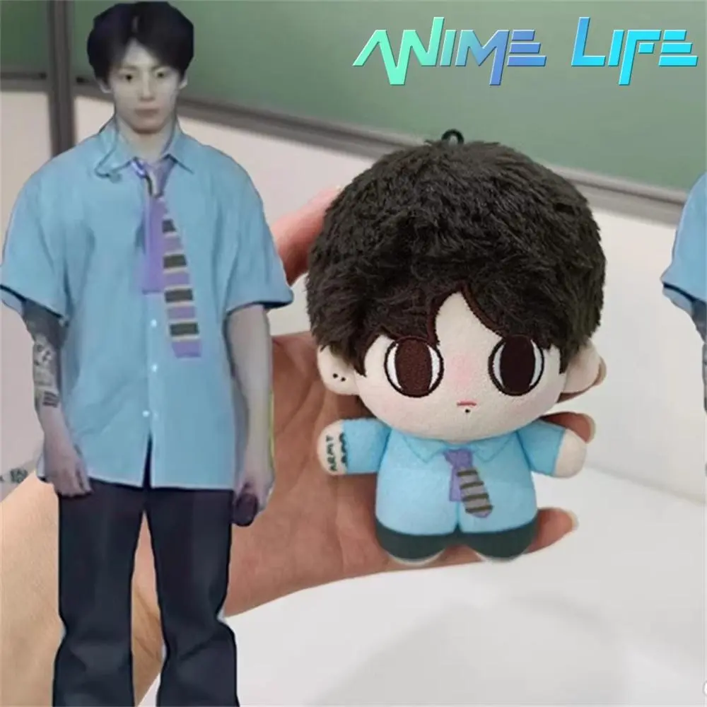 Plushie Kpop Star Jungkook JK Handsome Cool Boy Plush 10cm Doll Toy Body Stuffed Headwear Hat Cosplay Original Gift