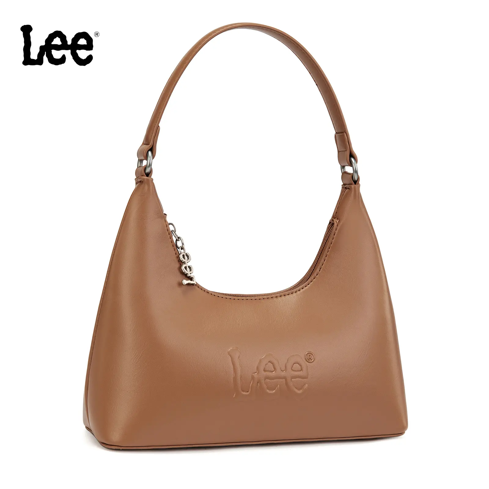 Lee Small Crescent Shoulder Bag for Women, Y2K Hobo Handbag, Trendy Underarm Purse, Compact Crossbody-Style Bag for Everyday, Shopping,Travel