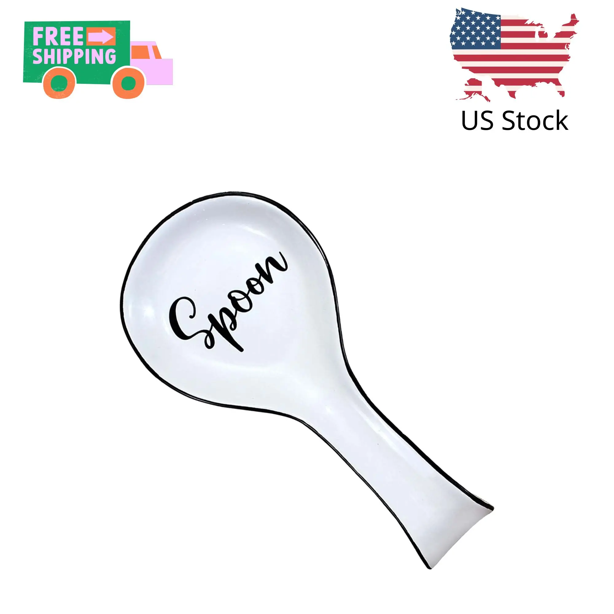 Spoon Rest For Kitchen Counter & Stove Top