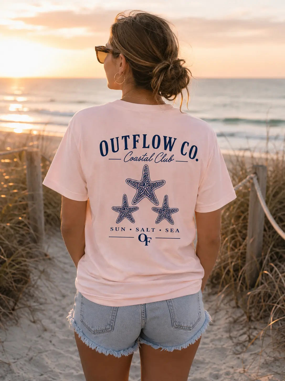 OutFlow Co. Coastal Club Starfish Tee