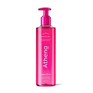 Athena Club Glossy Shave Oil Luxuriously Smooth Sensitive Skin Friendly Avocado & Jojoba Oils for Hydrating Shave Cosmetic Softening Body Care