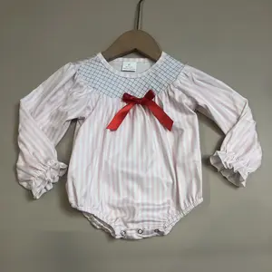 Newborn Baby Girl Bubble Princess Winter Romper Onesie LR2773