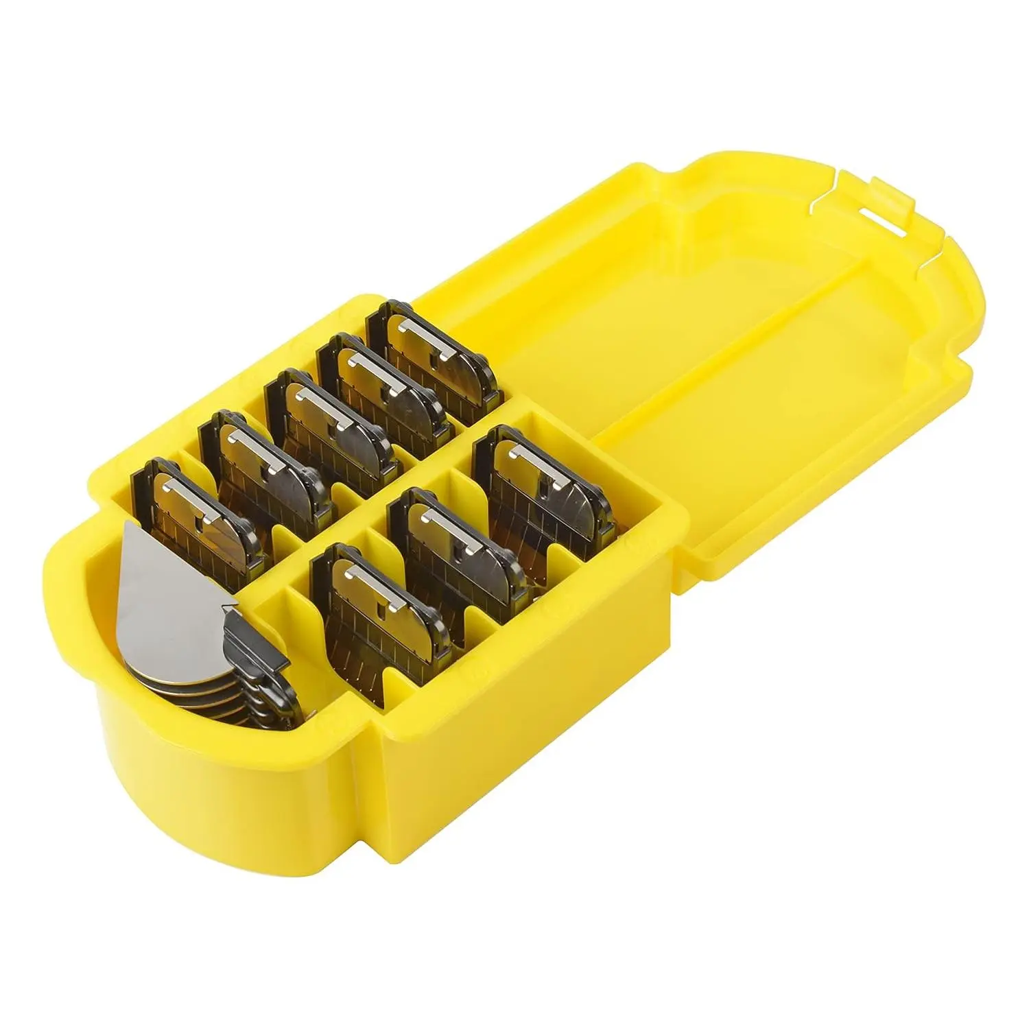 Furzone Clipper Guard Comb Set for Size 10 Blade, 9 Piece, Made of Stainless Steel, Suitable for Dog, Cat Grooming