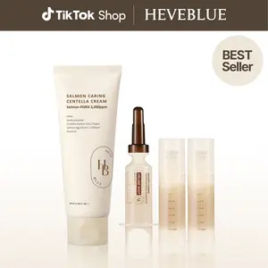 HEVEBLUE Salmon Caring Centella Cream & PDRN Booster Set (2ea)