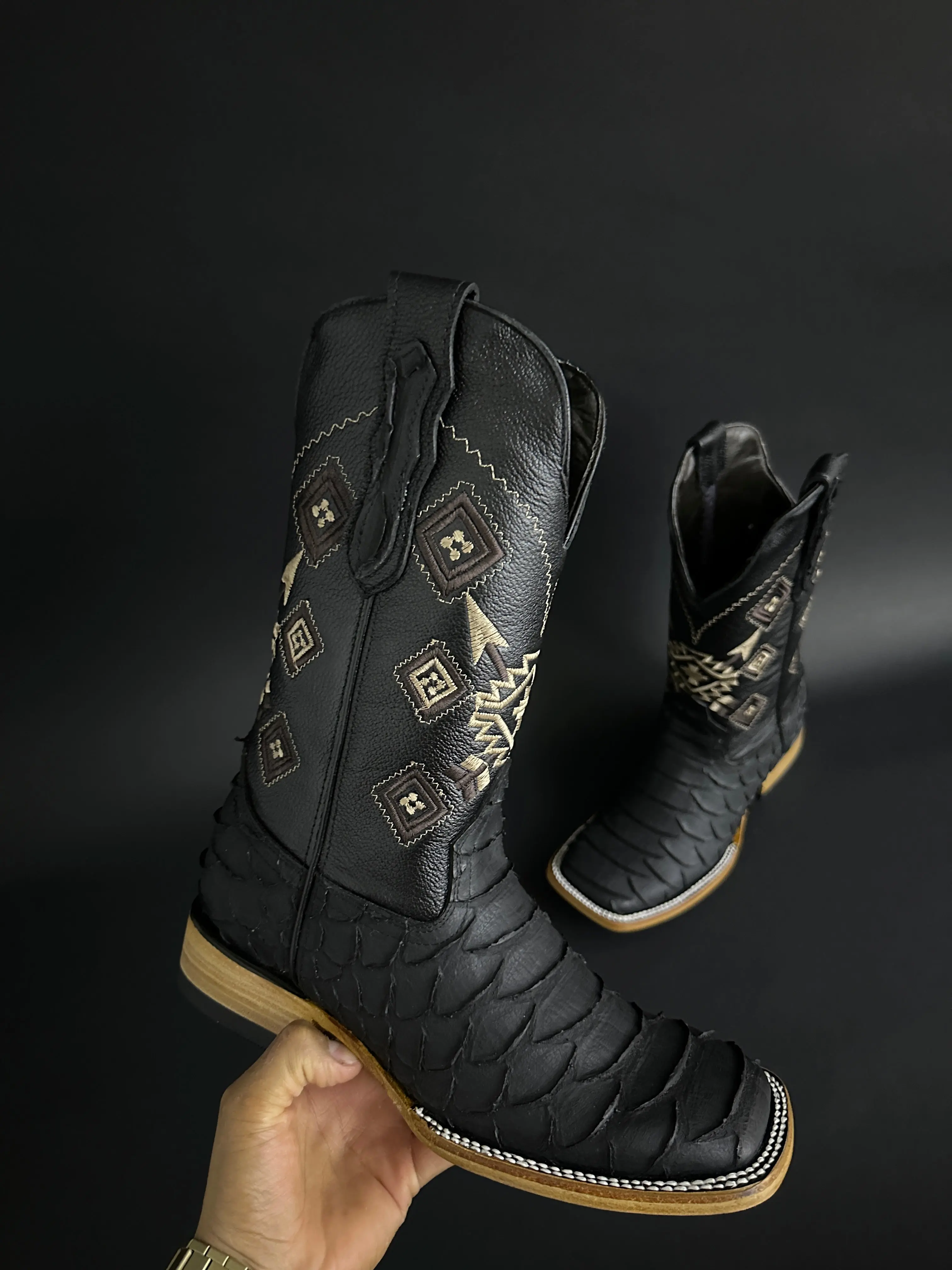 black y2k boots men - TikTok Shop