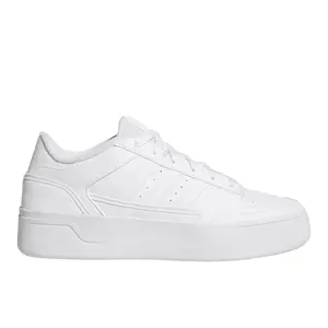 adidas Womens Break Start Bold Platform Sneakers Shoes Casual - White
