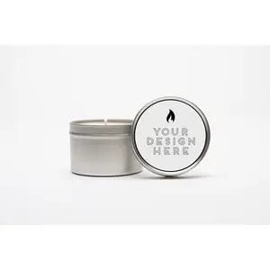 2 oz. Tin Candle Package With Custom Logo