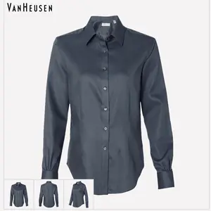 Van Heusen MegaSale wrinkle free Onyx ladies dress business office Full Sleeve Shirt Classic Fit , S , M , L , X-L Womenswear Long Sleeve