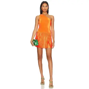 NBD Ekta Mini Dress in Bright Orange