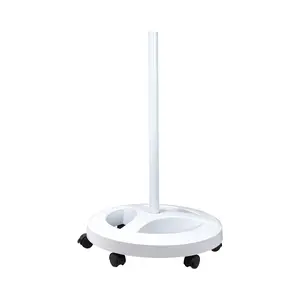 6-Wheel Rolling Base Floor Stand, Compatible for LED Desk Lamp and Magnifying Lamps, Versatile Stand for Work, Study, and Needlework