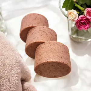 Rose Clay Face Soap Bar, Apricot Seeds, Walnut Shell, Pink Grapefruit & Tea Tree Essential Oils, Exfoliate