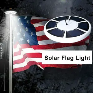 Solar Outdoor Lights - Waterproof, Durable Festive & Home Decor for Flagpoles, Backyard, Garden, Outdoor Spaces, Backyard Decor