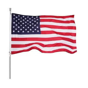American Flag 2x3 for Indoor and Outdoor - US Flags Polyester Nylon - Double-Stitched Edges with Brass Grommets (2X3 FT)