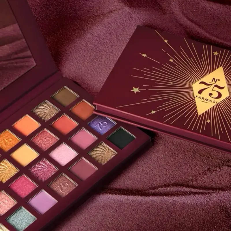75 Anniversary Eyeshadow Pallet - Limited Edition, 12 Shades, Rich Pigmentation, Perfect for Everyday Use