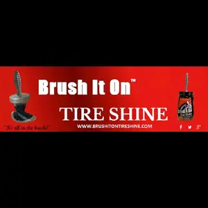 Brush It On Tire Shine - Effortless Auto Detailing Solution for Home Use - No Overspray No Mess No Waste - Perfect for DIY Enthusiasts