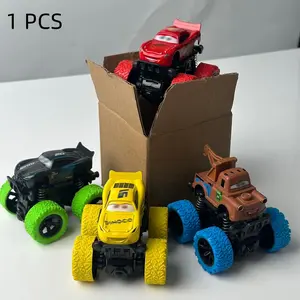 Red Monster Truck Toys,Friction Powered Toy Cars Push and Go Vehicles for Toddlers Kids Best Christmas Birthday New year Party Gift for Boys Girls Kids