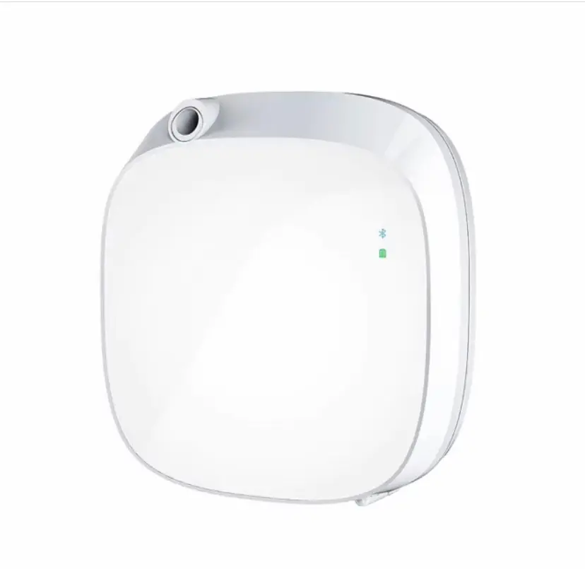 White Home Programmable Bluetooth Scenting Diffuser Up to 600 sq ft with User-Friendly App, Wall-Mounted Design & Multiple Fragrance Options