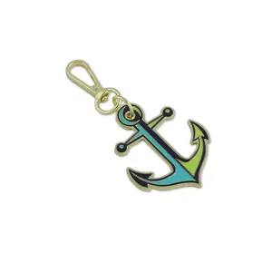 Tula Pink - Anchors Away Bag Charm - Marine