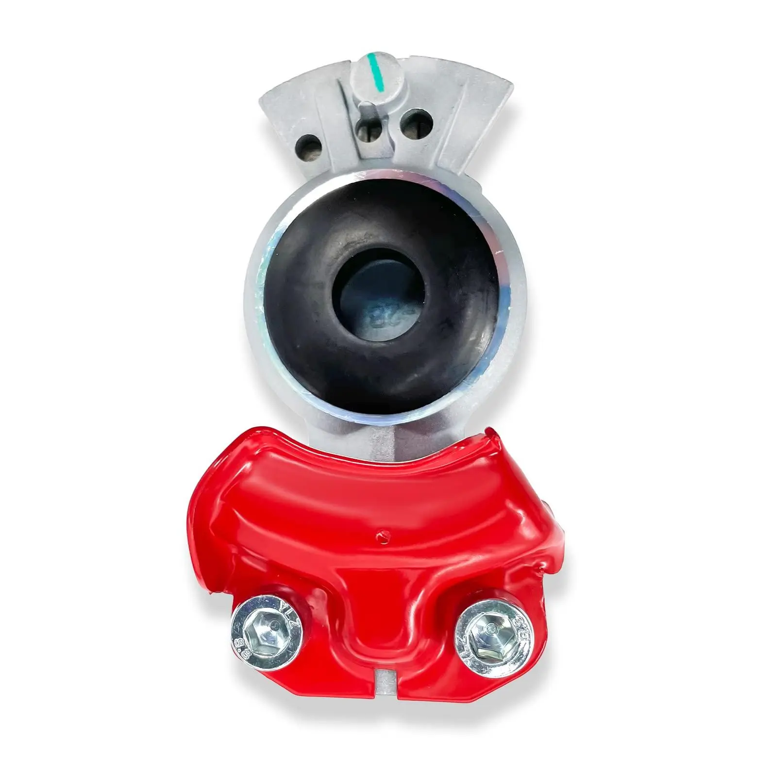 TORQUE Red Service Emergency Gladhand | Aluminum Air Brake Coupler | Replaces Velvac 035042, Bendix 278850 (TR035042)