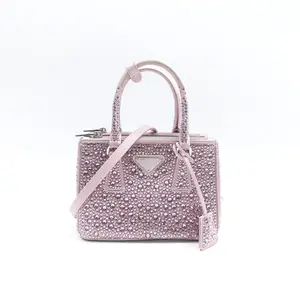Pre-owned PRADA crystal Shoulder Bags Galleria Pink Shoulder Bag T10373329