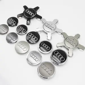 Audi Car Universal Cube Central Cover Logo Decoration, Fits A1/a3/a4/a6l/q5 Wheel Center Decorative Accessories