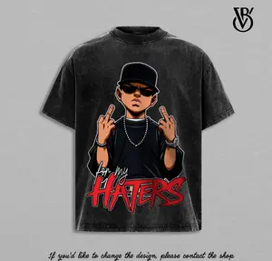 For My Haters Tee | Savage Streetwear Oversized Shirt | Y2K Urban Attitude Graphic | Bad Boy Aesthetic | Retro Gangsta Style Tee | Bold Statement Street Outfit