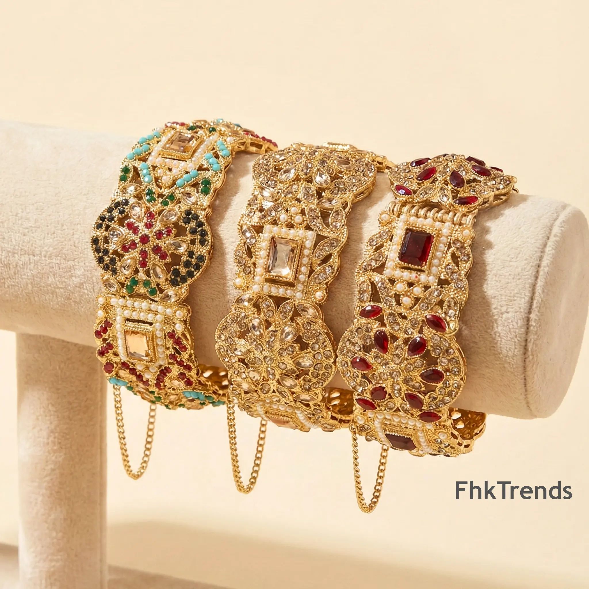 Premium Openable Statement SINGLE Bangle with Gold Plating