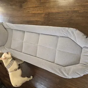 Camping Cot for Adults, 6 Angle Adjustable Folding Camping Bed with Mattress, Foldable Camping Bed for Camp, Office, Outdoor, Lightweight Camping Cot with Carry Bag Supports 450 lbs