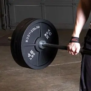 500 LB Cast Oly Set, Black Bar with 300 KG Weight Capacity, Includes 45 LB Balls