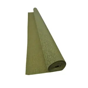 Italian Crepe Paper roll 90 gram - 368 OLIVE GREEN