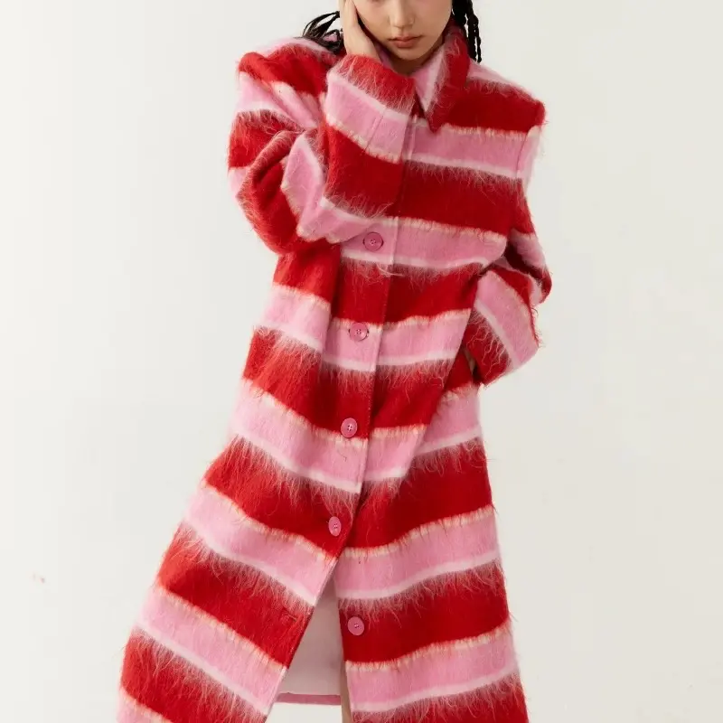Red stripe jacket Womenswear Casual