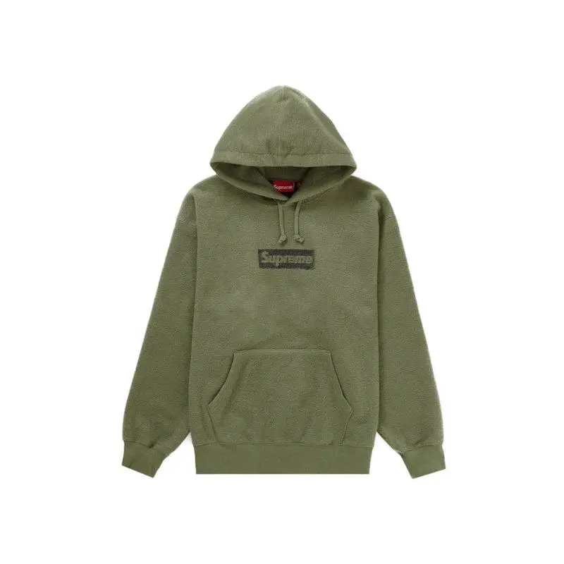 Supreme Men's Inside Out Box Logo Hooded Sweatshirt Light Olive, from StockX
