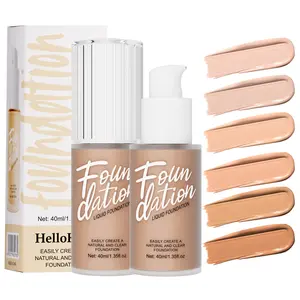 Waterproof Matte Liquid Foundation Provides Strong Coverage for Dark Circles Brightens and Evens Skin Tone and Doesn T Cake