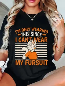 100% Cotton Unisex Furries Fursuit Cosplay Fursona - Furry Fandom T-Shirt