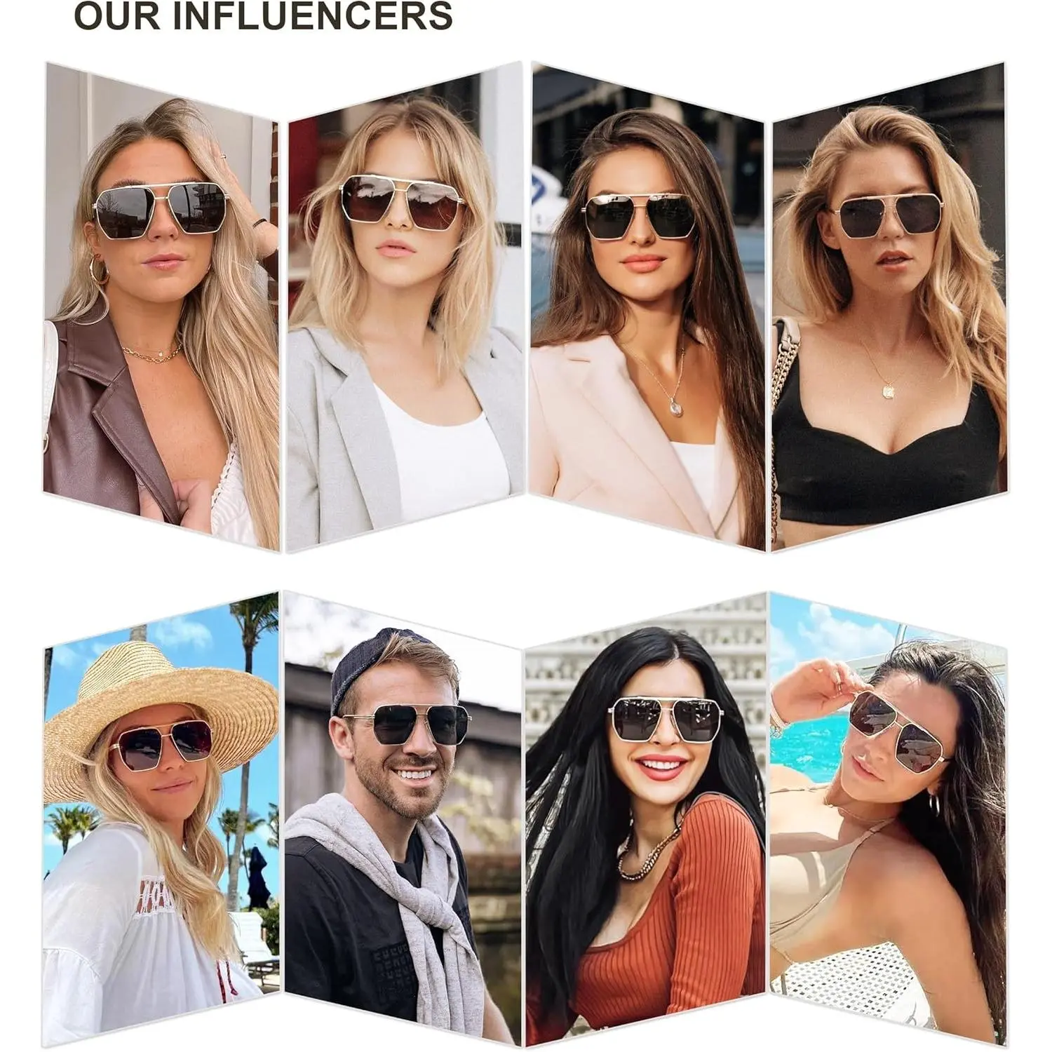 Retro Square Polarized Oversized Sunglasses Trendy Big Shades 2024 Square Sunglasses For Women Men Polarized UV400... From  main image 4