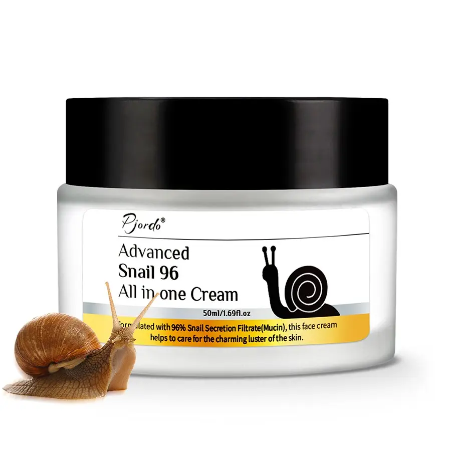 92% Snail Mucin Essence Cream, Lightweight Hydrating Moisturizer, Moisturizing Product, 50g/1.69oz, Skin Nourishing Formula, Ideal for Daily Use