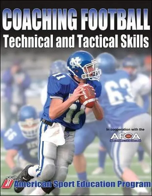 USED Book - Coaching Football Technical and Tactical Skills by American Sport Education Program (Paperback) - english